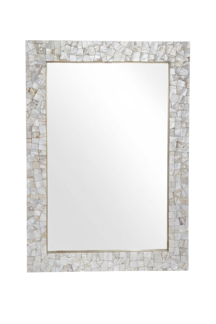 Ivory Ocean Mirror